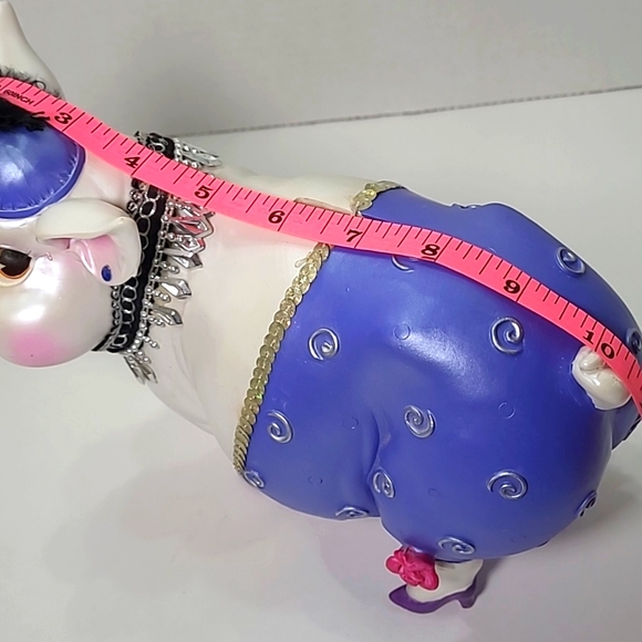 Sassy Pig Diva Piggy Bank - Picture 9 of 9